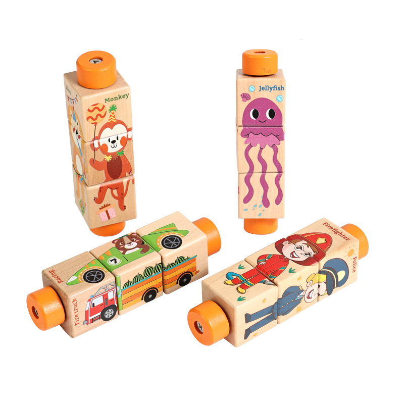 Baby Wooden Rotating Jigsaw Pu - đánh giá và giá Baby Nursery Mobile