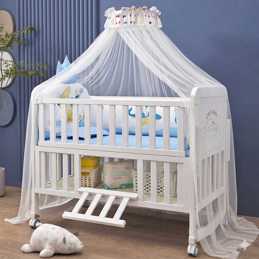 Premium Baby Crib Solid Wood C - đánh giá và giá Convertible Crib Set