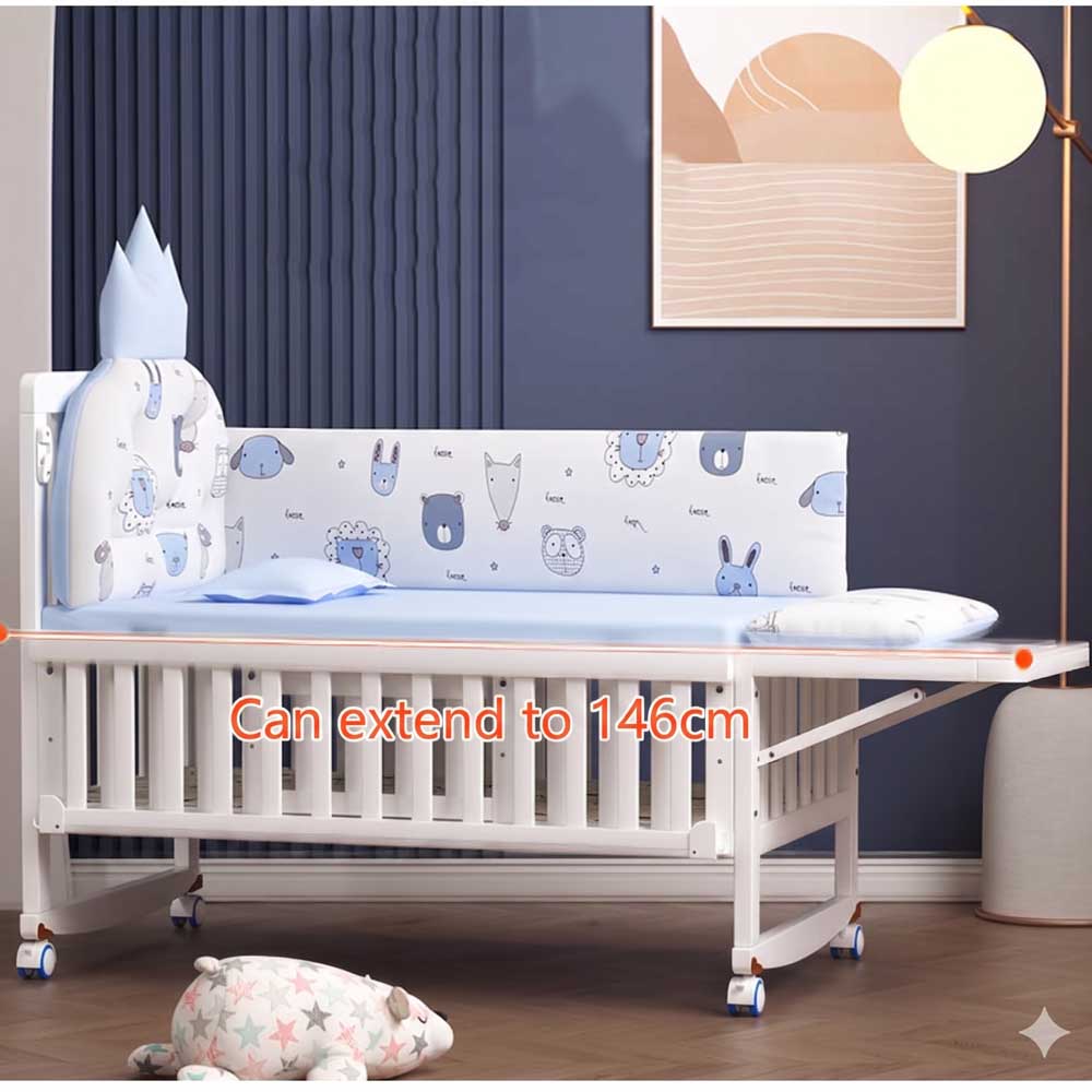Premium Baby Crib Solid Wood C - đánh giá và giá Convertible Crib Set