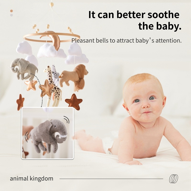 Hot Sale Nordic Handmade Felt  - đánh giá và giá Baby Nursery Mobile