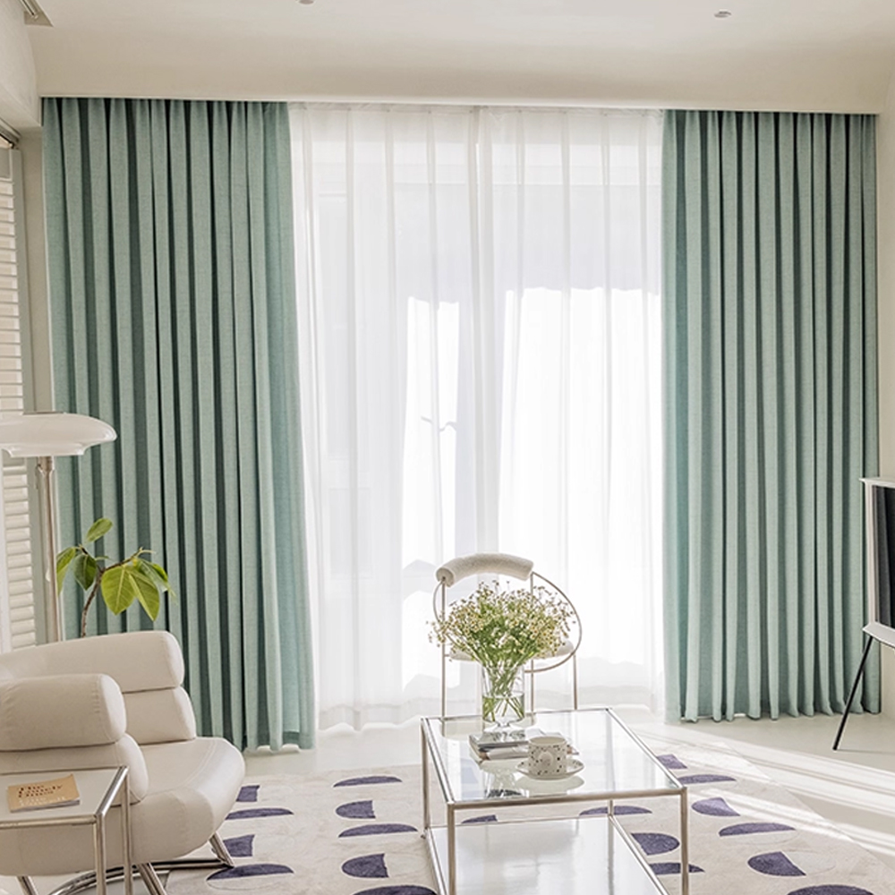 1pc Modern Simple Solid Color  - đánh giá và giá Blackout Curtain Nursery