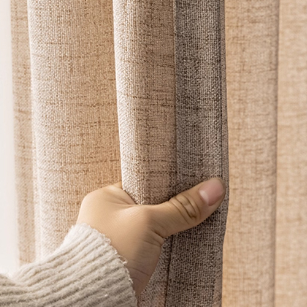 1pc Modern Simple Solid Color  - đánh giá và giá Blackout Curtain Nursery