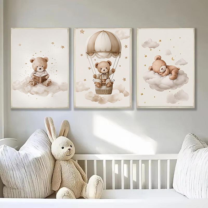 3pcs/set Bohemian Teddy Bear A - đánh giá và giá Baby Nursery Needs