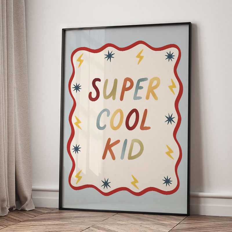 Funny Cartoon Super Cool Kid N - đánh giá và giá Baby Nursery Needs