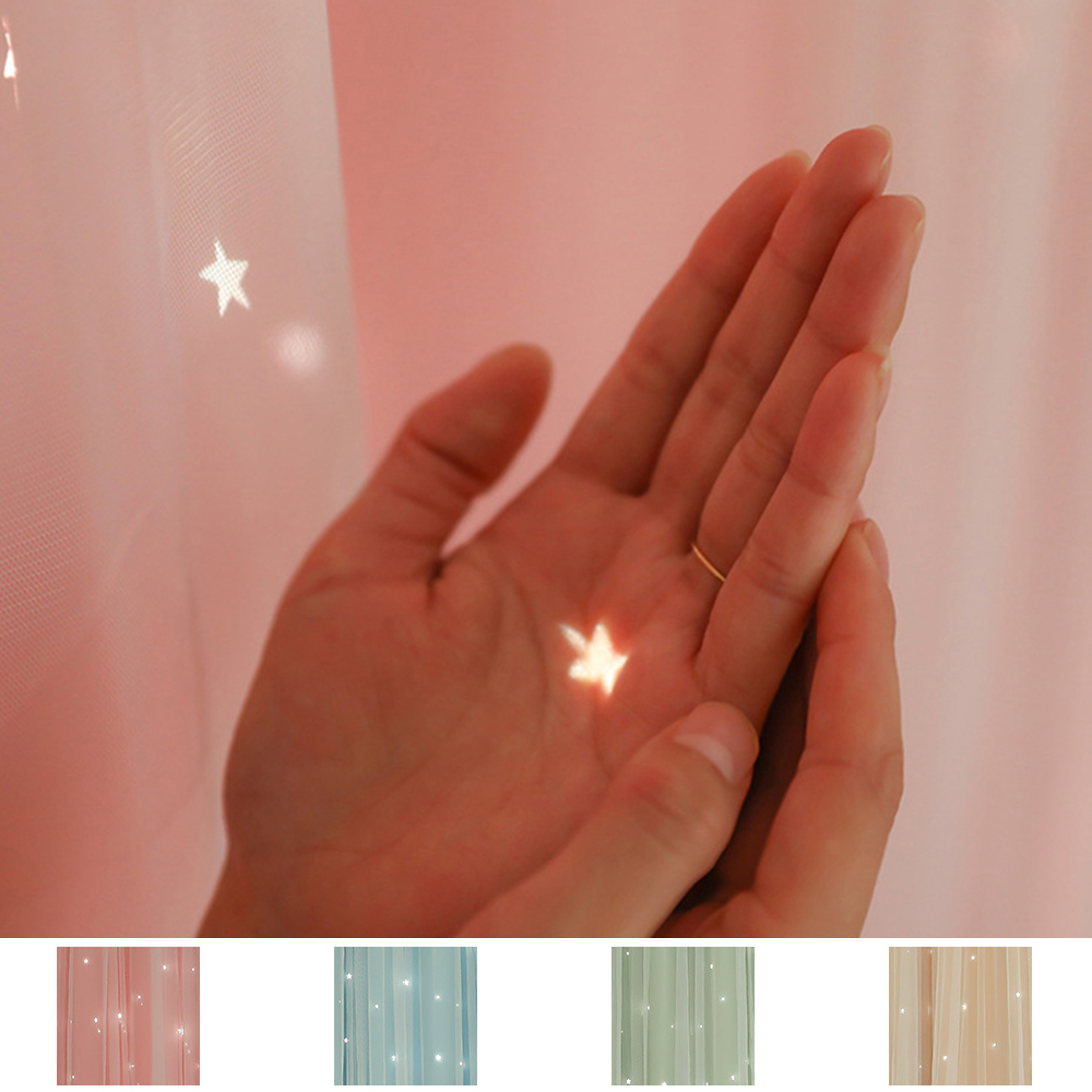 Stars Blackout Curtains Double - đánh giá và giá Blackout Curtain Nursery
