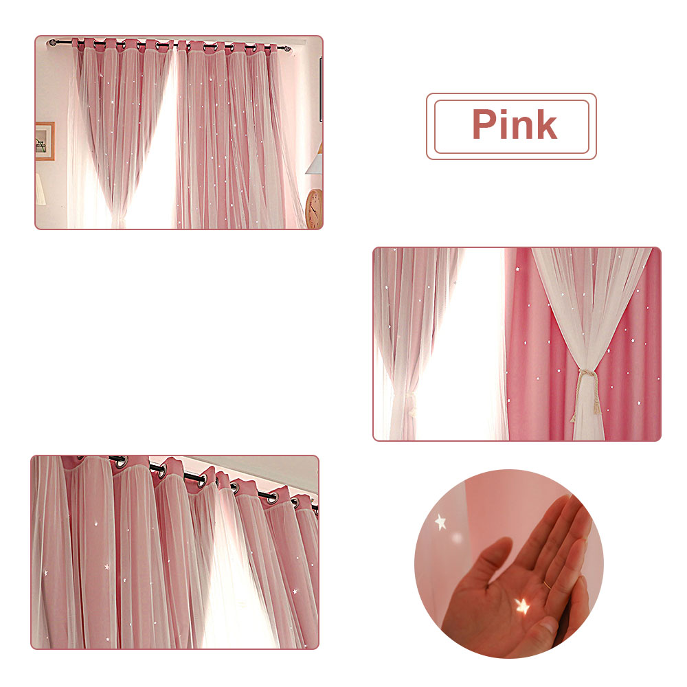 Stars Blackout Curtains Double - đánh giá và giá Blackout Curtain Nursery